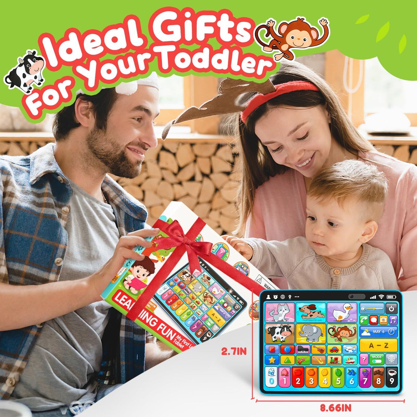 Tableta Para Niños, Almohadilla De Aprendizaje Para Niños Pequeños