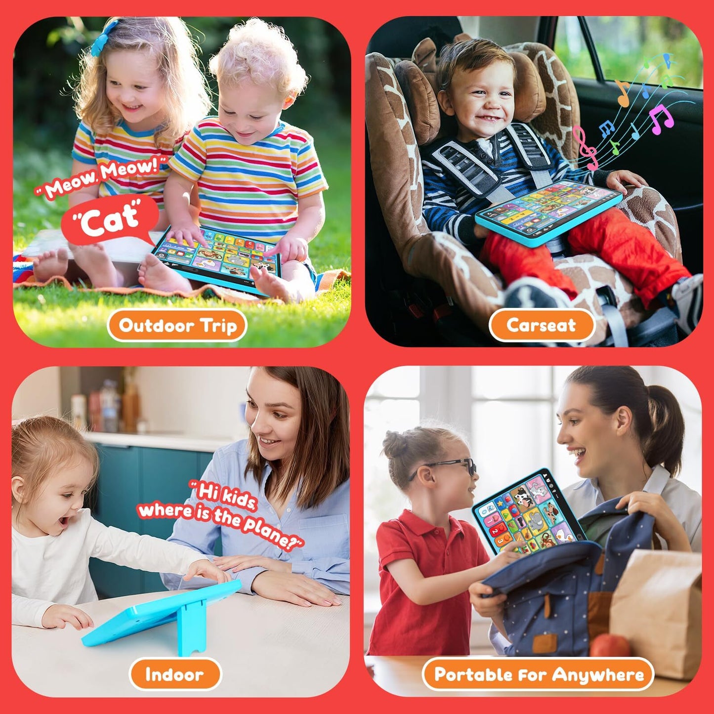 Tableta Para Niños, Almohadilla De Aprendizaje Para Niños Pequeños