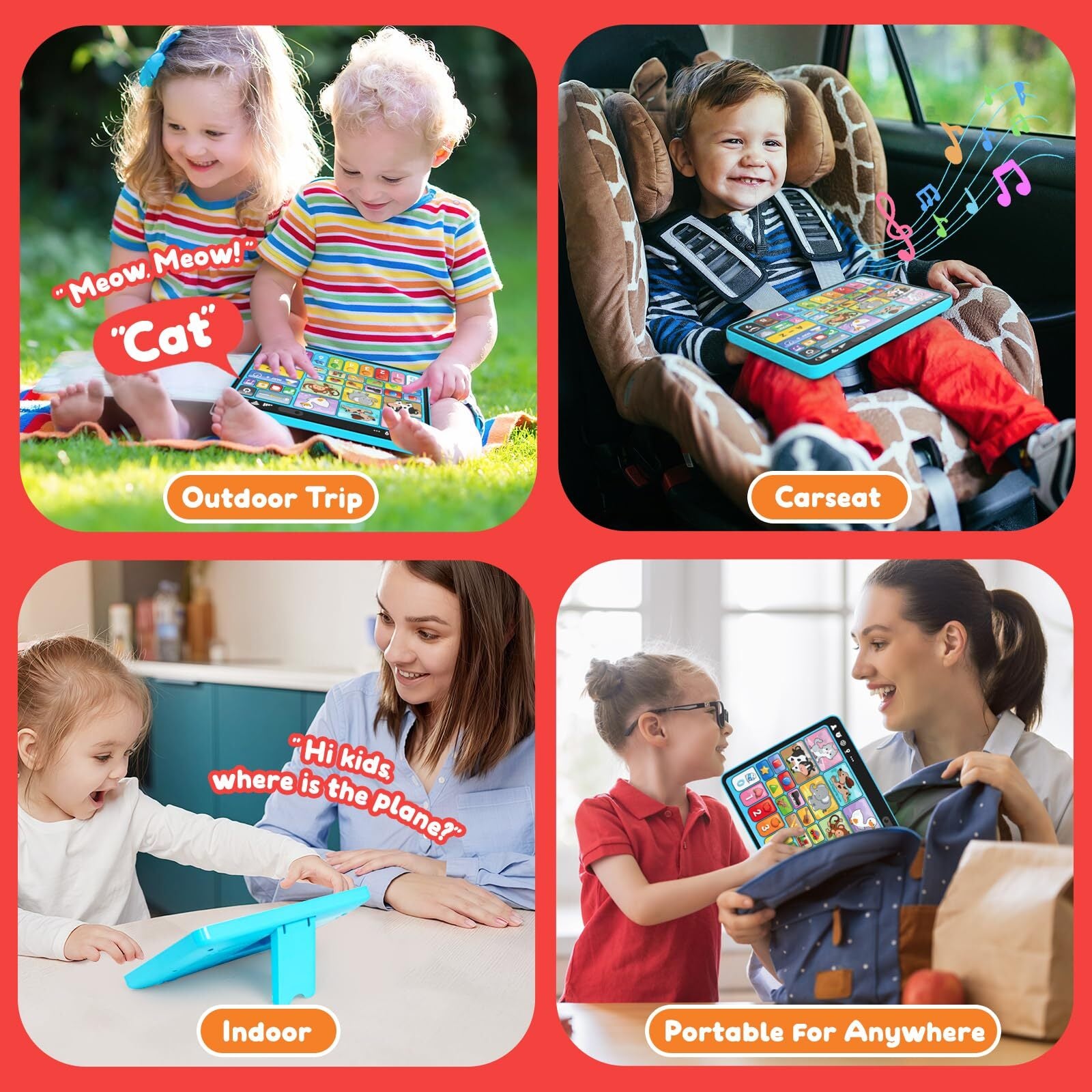 Tableta Para Niños, Almohadilla De Aprendizaje Para Niños Pequeños