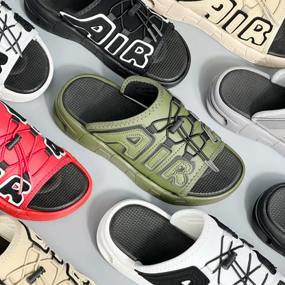 Slippers Men Air Cushion Design Slide Man Summer New PVC Soft Non-Slip Men'S Sports Slippers for Men Flip Flops Chanclas Hombre